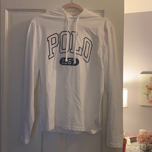 White Polo Sweatshirt